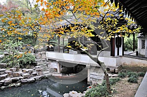 Lingering garden in suzhou