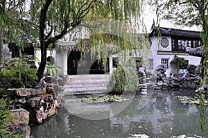 Lingering garden in suzhou