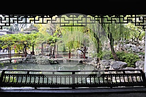 Lingering garden in suzhou