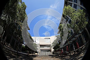 Lingnan University in Castle Peak Road, Fu Tei, Hong Kong 20 Aug 2011