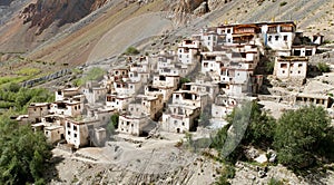 Lingshedgompa - buddhist monastery in Zanskar photo