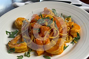 Linguine Con Scampi