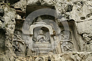 Lingyin temple klippe cliff statues