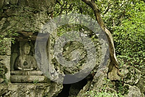 Lingyin temple klippe cliff statues