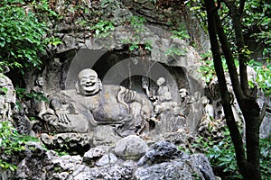 Lingyin temple klippe cliff statues