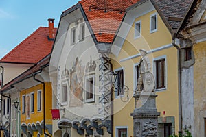 Linhartov trg square in Radovljica, Slovenia