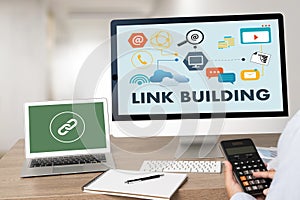 LINK BUILDING Connect Link Communication Contact Network