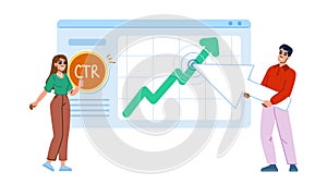 link ctr click through rate vector