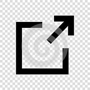 Link icon. Hyperlink chain symbol