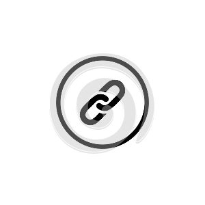 Link icon vector design symbol