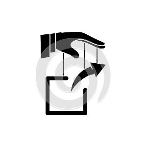 Link manipulation olor line icon. Pictogram for web page, mobile app, promo. photo