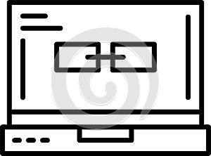 Link Outline Vector Icon