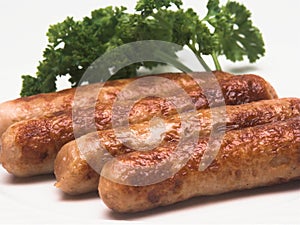 Link Sausages Up Close