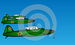Link tactical plane Ilyushin Il-2