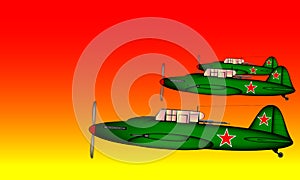 Link tactical plane Ilyushin Il-2