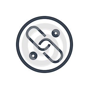 Link Vector Glyph Icon
