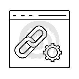 Linkage Vector icon which can easily modify or edit .