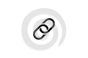 Linked Chain Symbol for Connectivity and Networking icon
