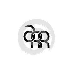 Linked Letters ARR monogram logo design