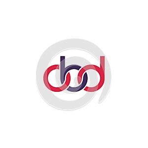 Linked Letters OBD monogram logo design