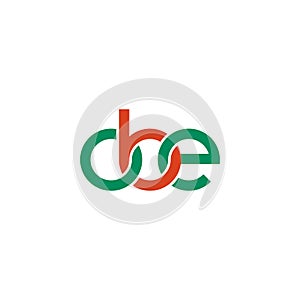Linked Letters OBE monogram logo design