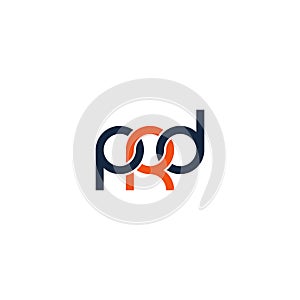 Linked Letters PRD monogram logo design