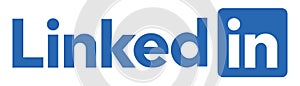 Linked in logo blue color