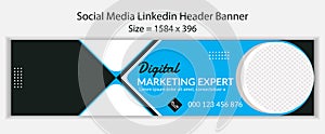linkedin banner photos,social media cover page For digital marketing agency