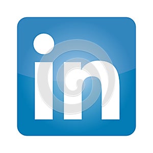LinkedIn icon vector
