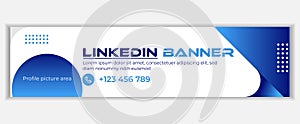 linkedin Social cover photo background banner template Design