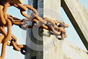Links in a chain photo