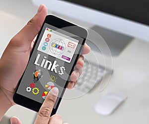Links Global Communication Connection Hyperlink seo search engine optimization world connect photo