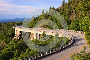 Linn Cove Viaduct Blue Ridge Parkway North Carolin photo