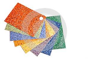 Linoleum samples color catalog