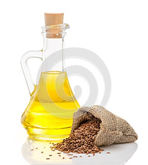 Linseed oil and flax seeds