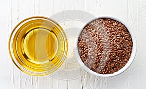 Linseed oil and linseeds