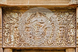 Lintel at castle rock temple