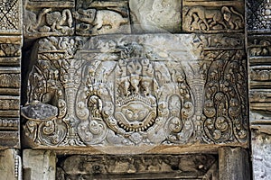 The Lintel of Phluang Sanctuary in Surin, public areas.