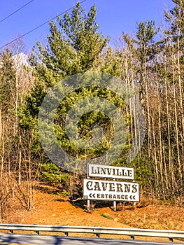 Linville Caverns located in Linville, North Carolina