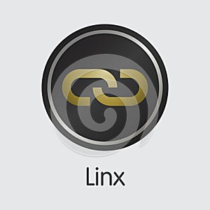 Linx - Virtual Currency Coin Pictogram.