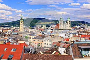 Linz, Austria. Panoramic view.