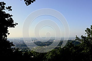 Linz city, view from the vantage point