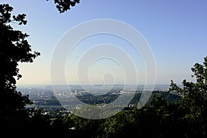 Linz city, view from the vantage point photo