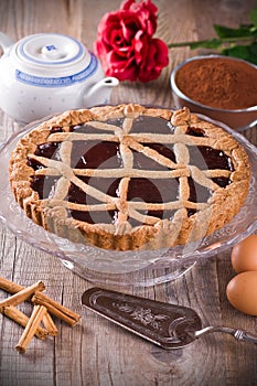 Linzer torte.