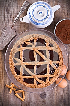 Linzer torte.