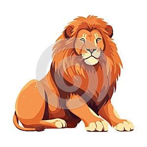 lion africa feline cartoon