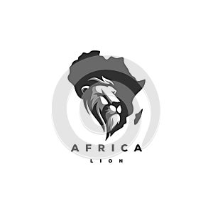 Lion africa logo design,vector,illustration