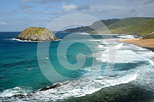 Lion beach in Fernando de Noronha,Brazil