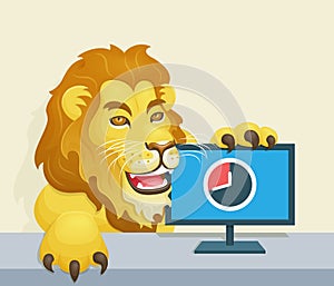 The lion - Brazilian Famous Income Tax Concept