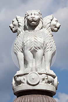Lion Capital of the Pillars of Ashoka from Sarnath.